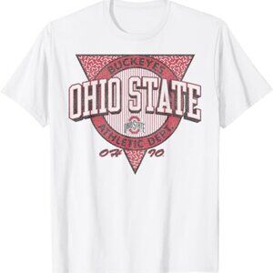 Ohio State Buckeyes Vintage Block Letter T-Shirt - Officially Licensed Retro Col